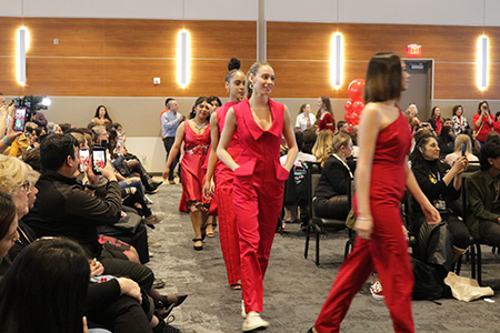 Annual Red Dress Fashion Show & Health Fair Models
