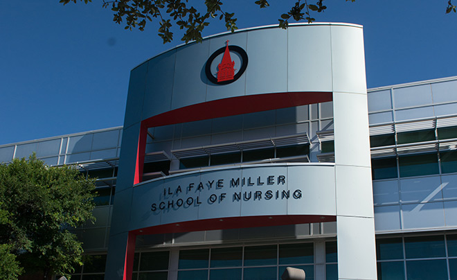 Front of Nursing building