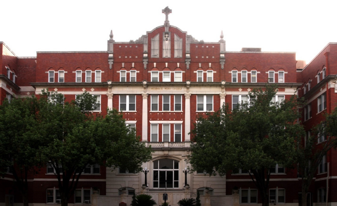 Front of the administration building