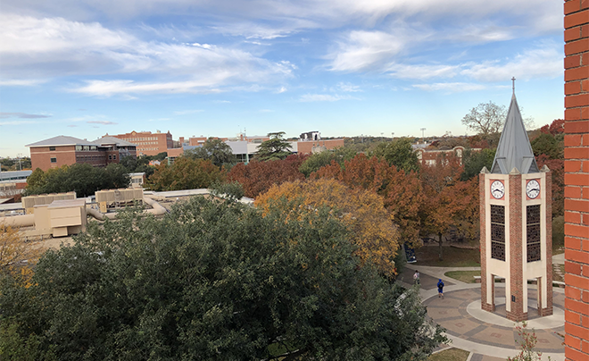 Campus in the fall