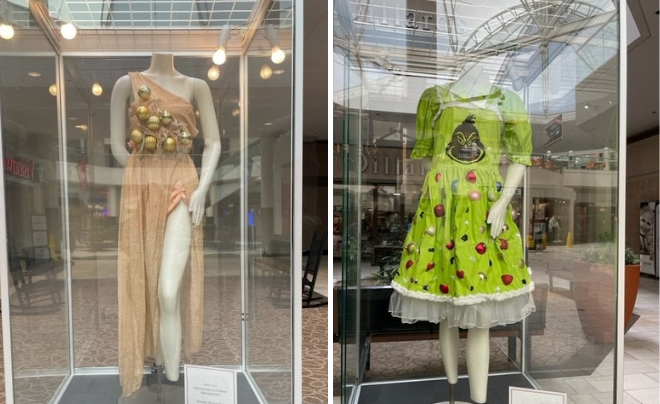 Fashion Design students create dazzling holiday window displays