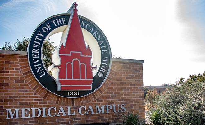 UIW Medical Campus sign