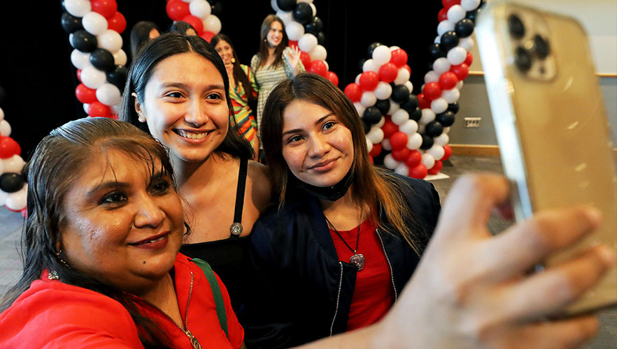 Selfie at  Pinning Ceremony 