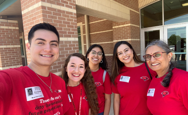 Members of UIW's Alpha Kappa Omega 