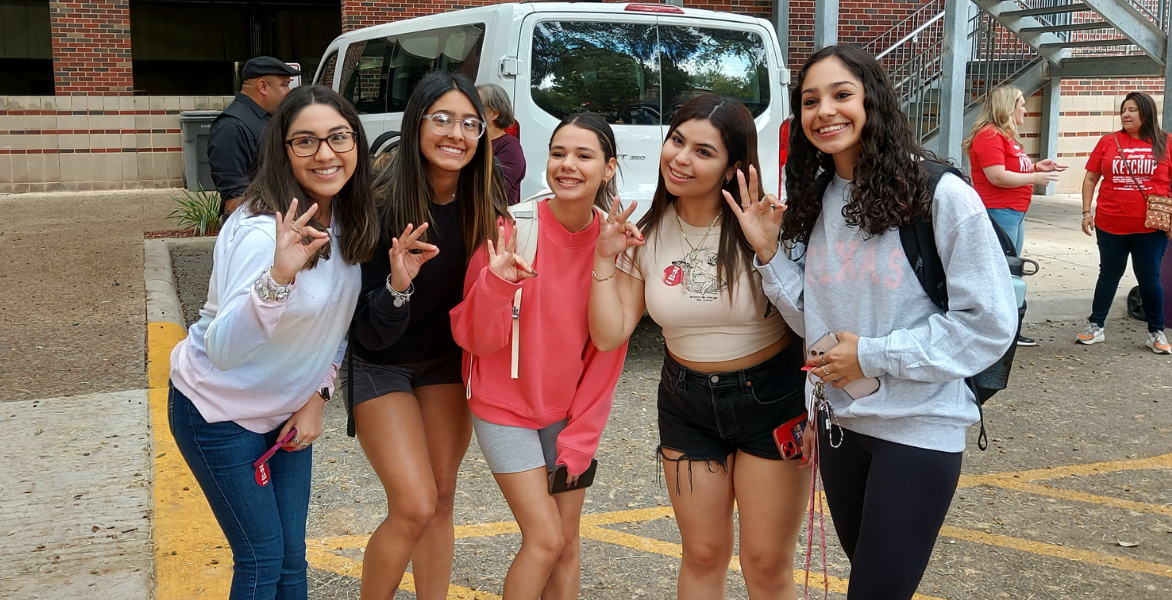 First-gen students smiling