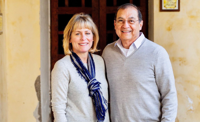 Dr. Carlos Garcia and his wife