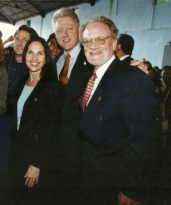 Gwyn Creagan, President Bill Clinton and James Creagan