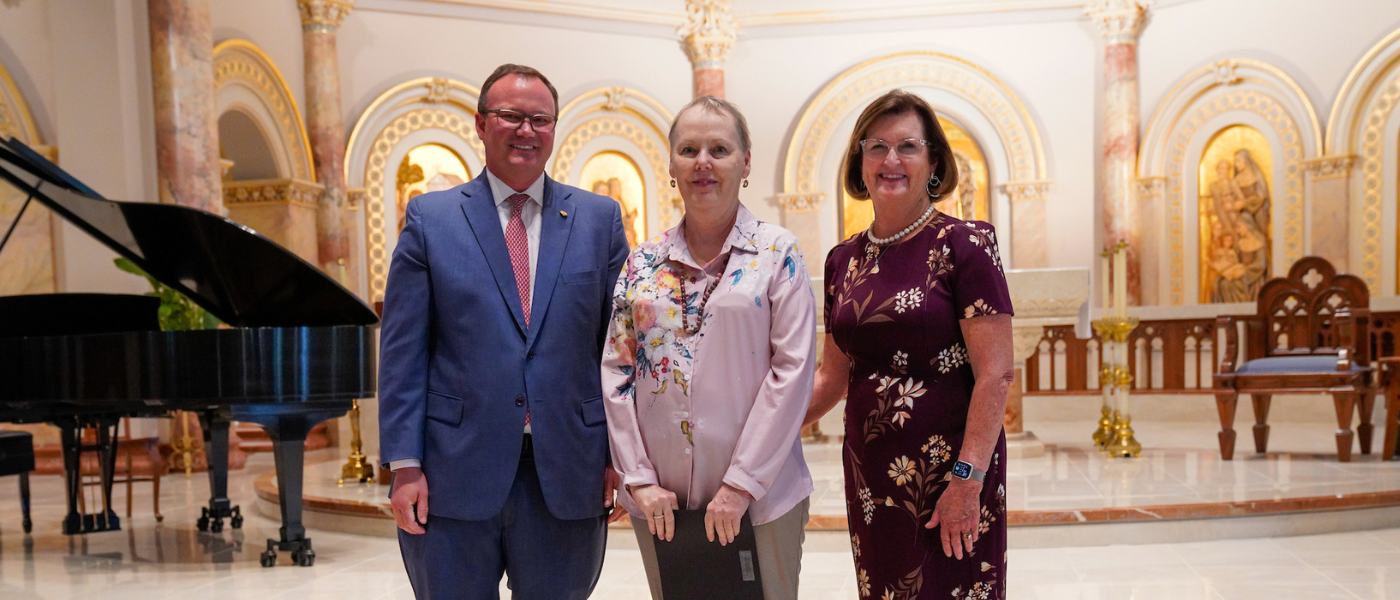 Dr. Thomas M. Evans, Dr. Holly Cassells and Suzanne Goudge