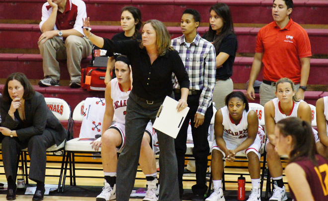 Angela Lawson coaching basketball