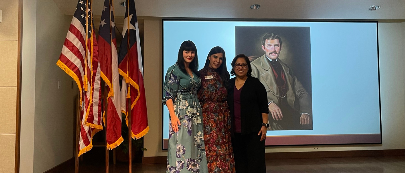 Three women at the event