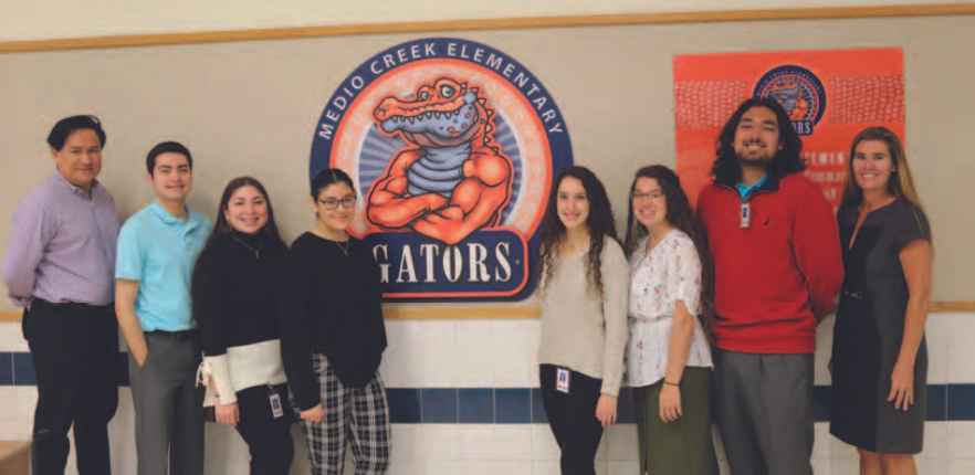 Teachers at Medio Creek Elementary School