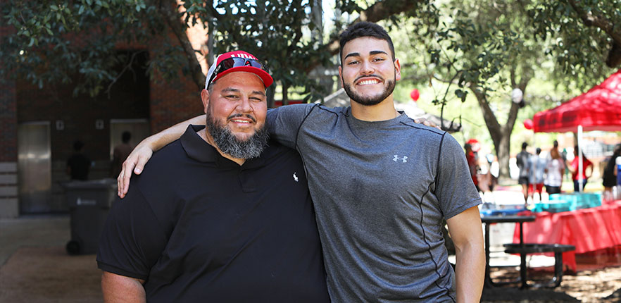 Alejandro Brown and father