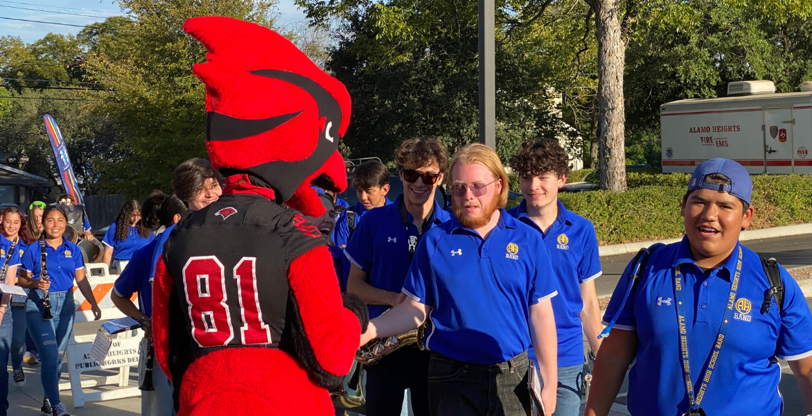 Red meets fans at National Night Out Banner