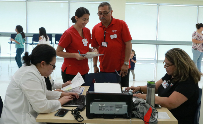 UIW nurses working