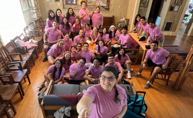 Students at Salve Retreat