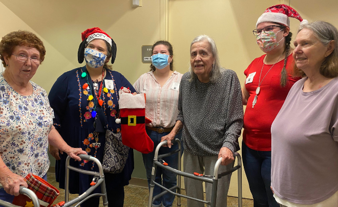 Members of UIW and Sisters at The Village at Incarnate Word