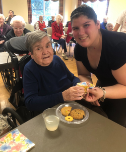 Rozlyn Bermea and Sister Brigida Smiley