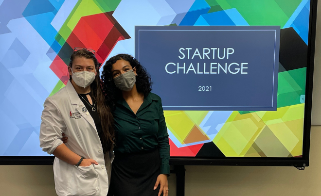 Students from the 2021 Startup Challenge
