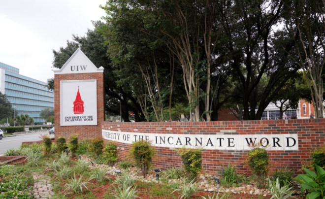 University of the Incarnate Word entrance sign