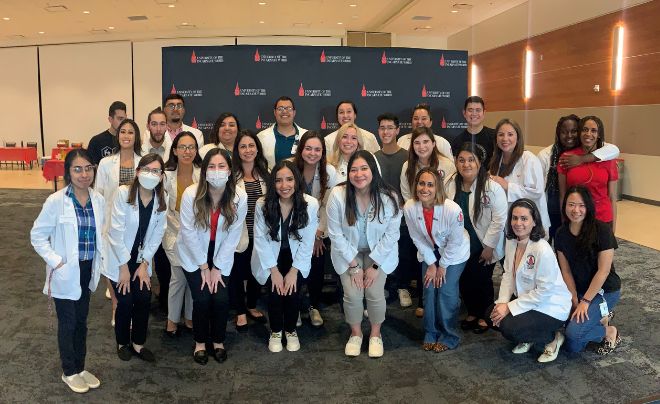 Feik School of Pharmacy students at the community health fair