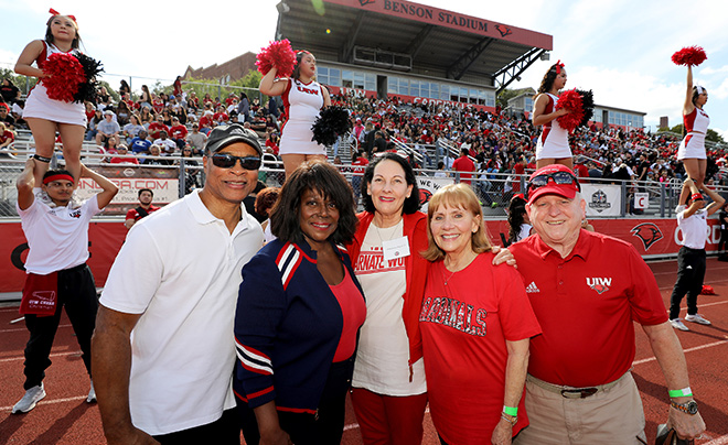 Alumni at Homecoming