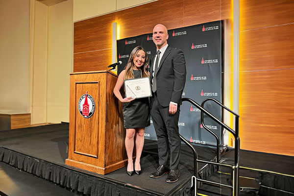 Ceremony Student Getting Award