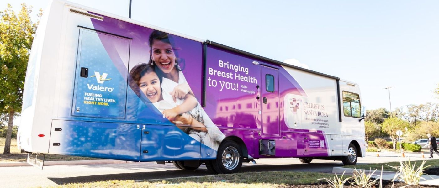CHRISTUS digital 3D mobile mammograms vehicle