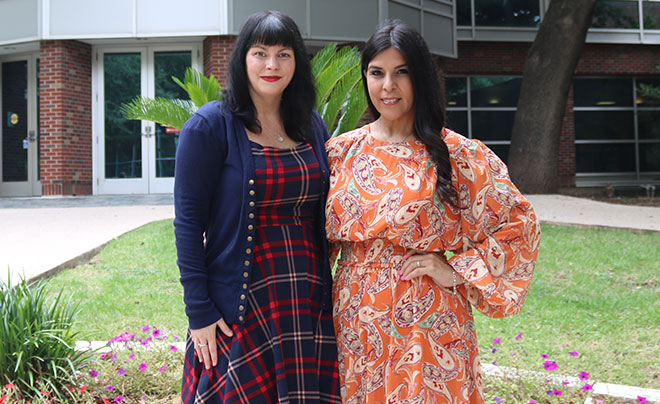 Dr. LuElla D'Amico and Erika Arredondo-Haskins