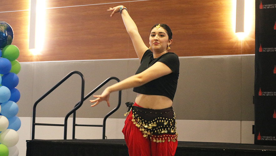 dancer at international event