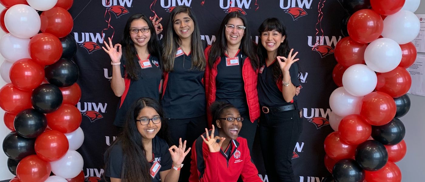 Student Ambassadors smiling