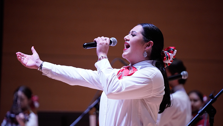 Female mariachi singer