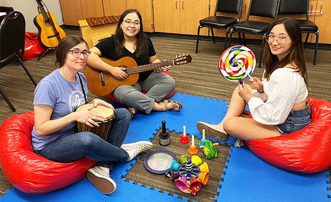 Music therapy group photo