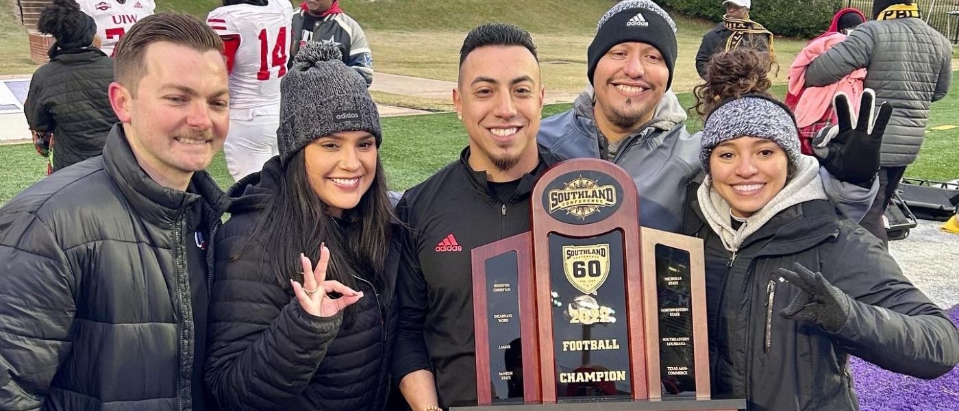 Dr. Sterling Jeffries with UIW sports medicine team