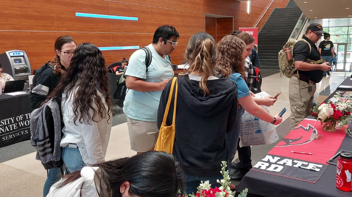 Group of students at Graduation Fair