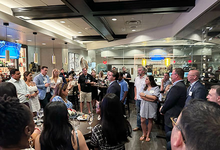 Alumni at event
