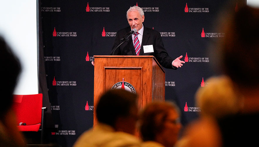 Salas speaking