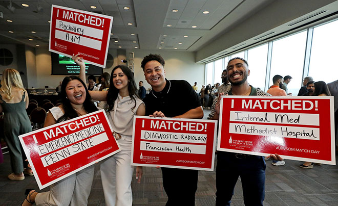 UIWSOM students at match day