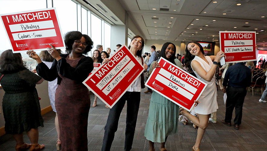 Students at Match day