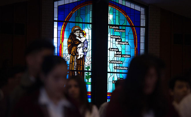 Chapel stained glass