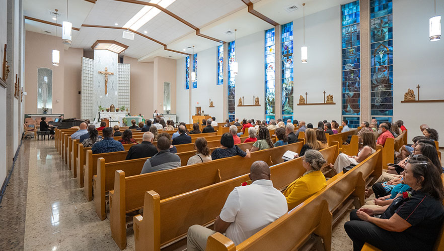 Mass in chapel