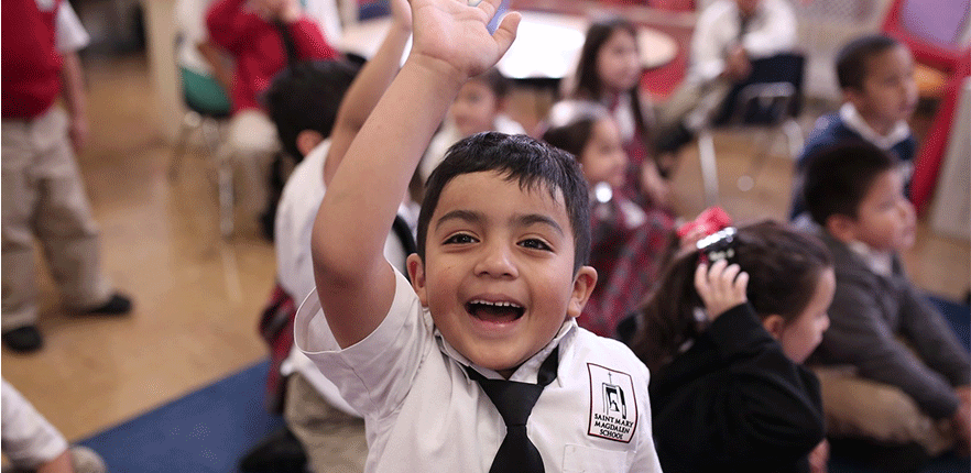Student at St. Mary Magdalen Catholic School
