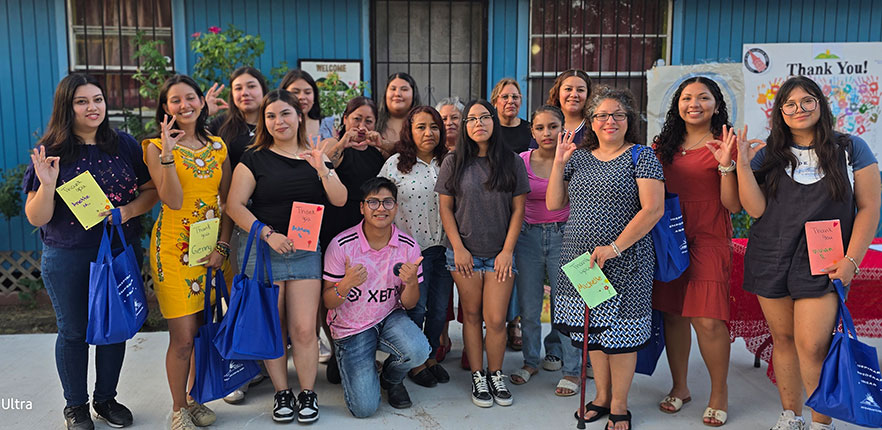 UIW students at ARISE Muñiz