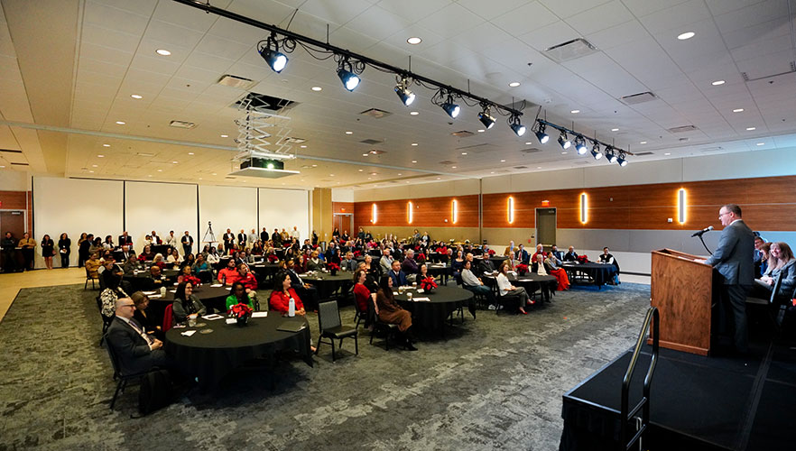 CHARISM Joeris Ballroom with attendees