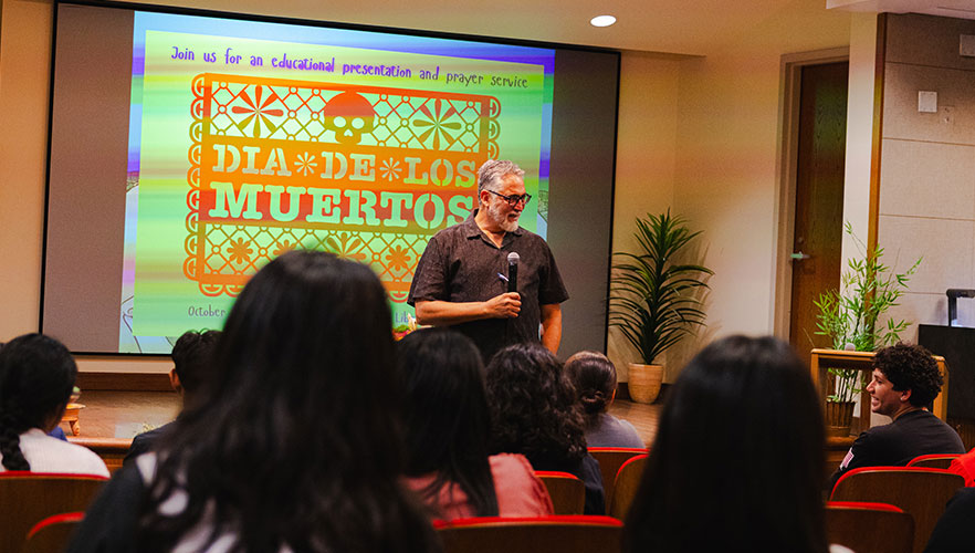 Dr. Chavez presenting