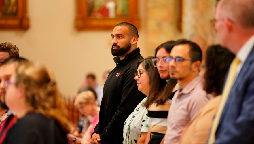 Teofilo Reyes, Jr and other attendees