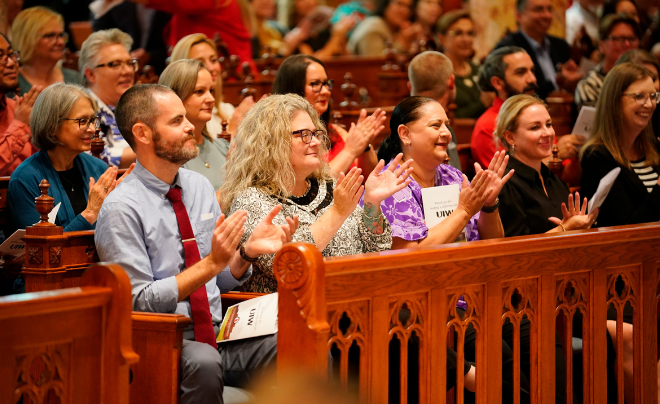 Ceremony attendees
