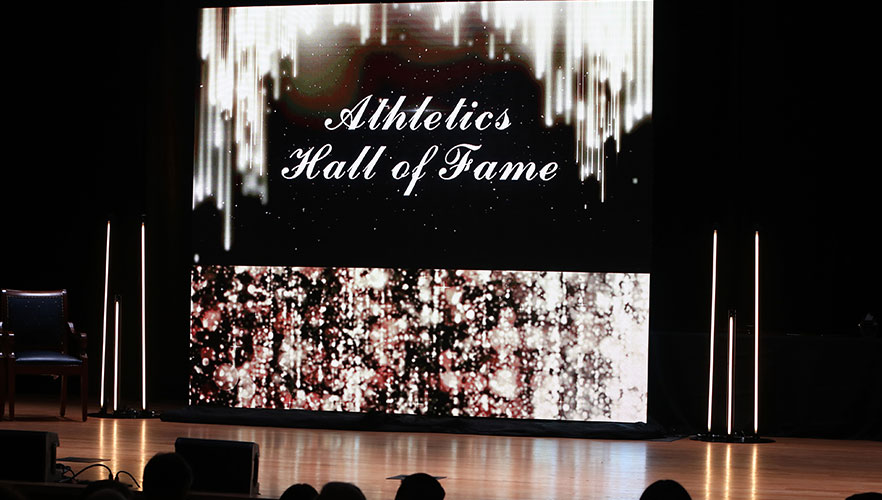 Hall of Fame ceremony