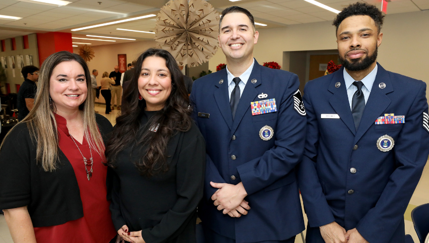 Military Match ceremony attendees
