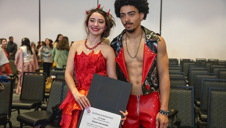 Red Dress winner