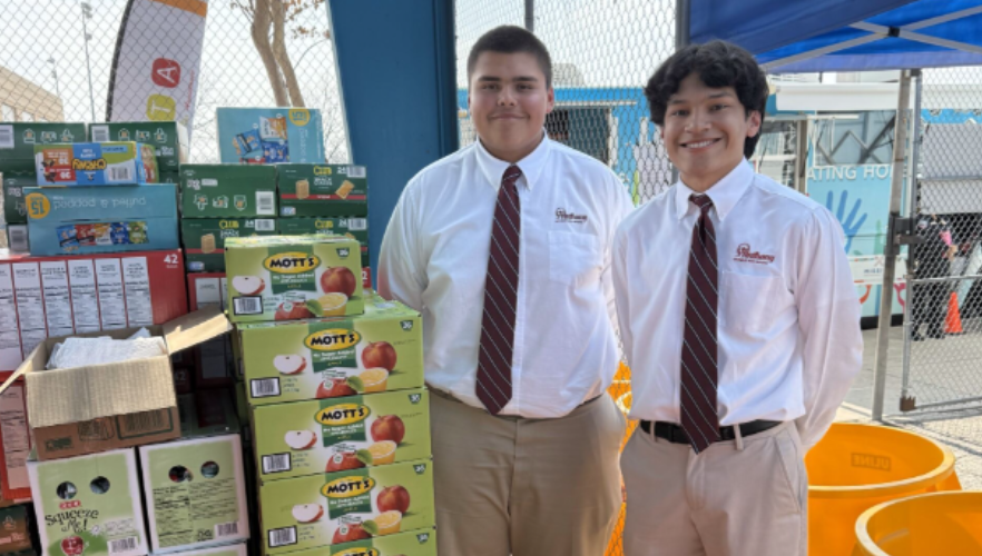 St. Anthony Catholic High School students